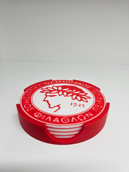 Olympiakos coaster set