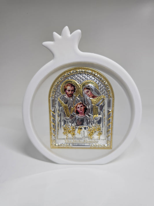 Pomegranate Silver Icon