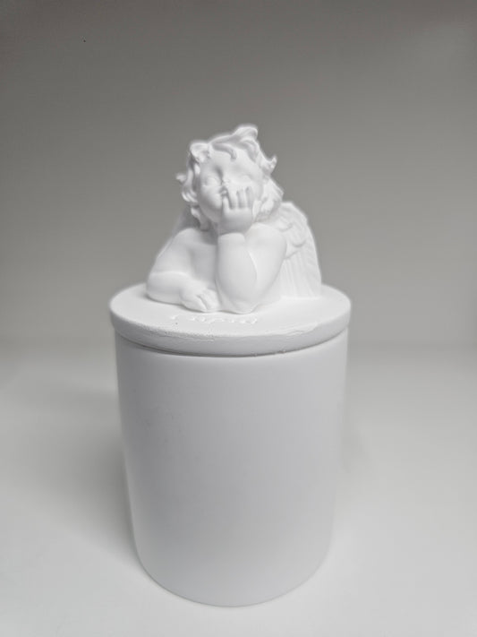 Angel Gilded Jar